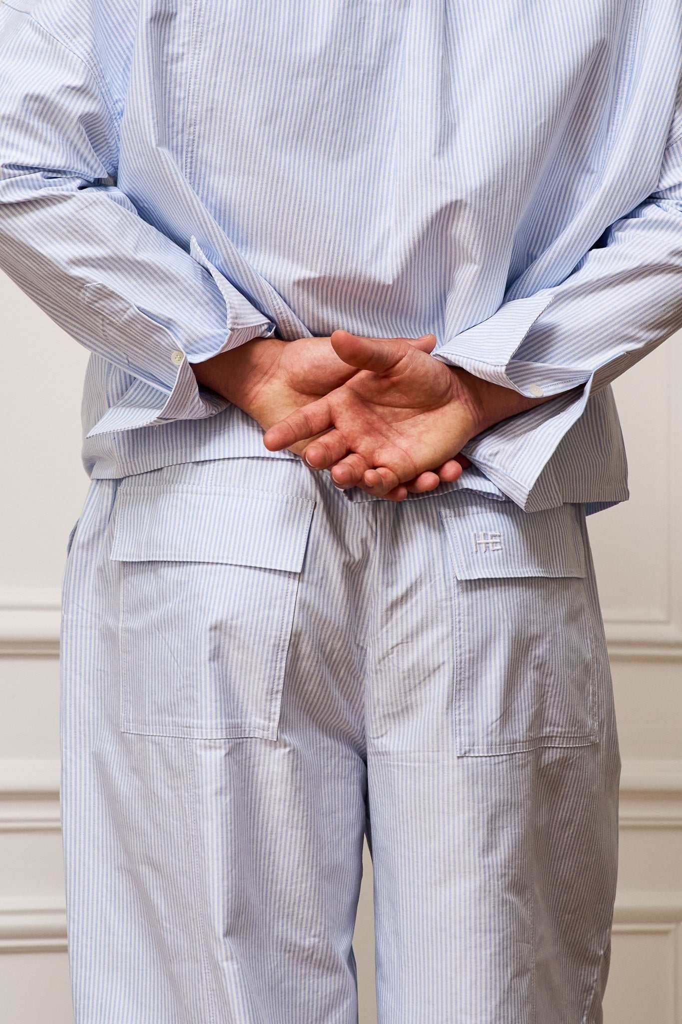 Pants Pleated Oxford - ILHEMENT