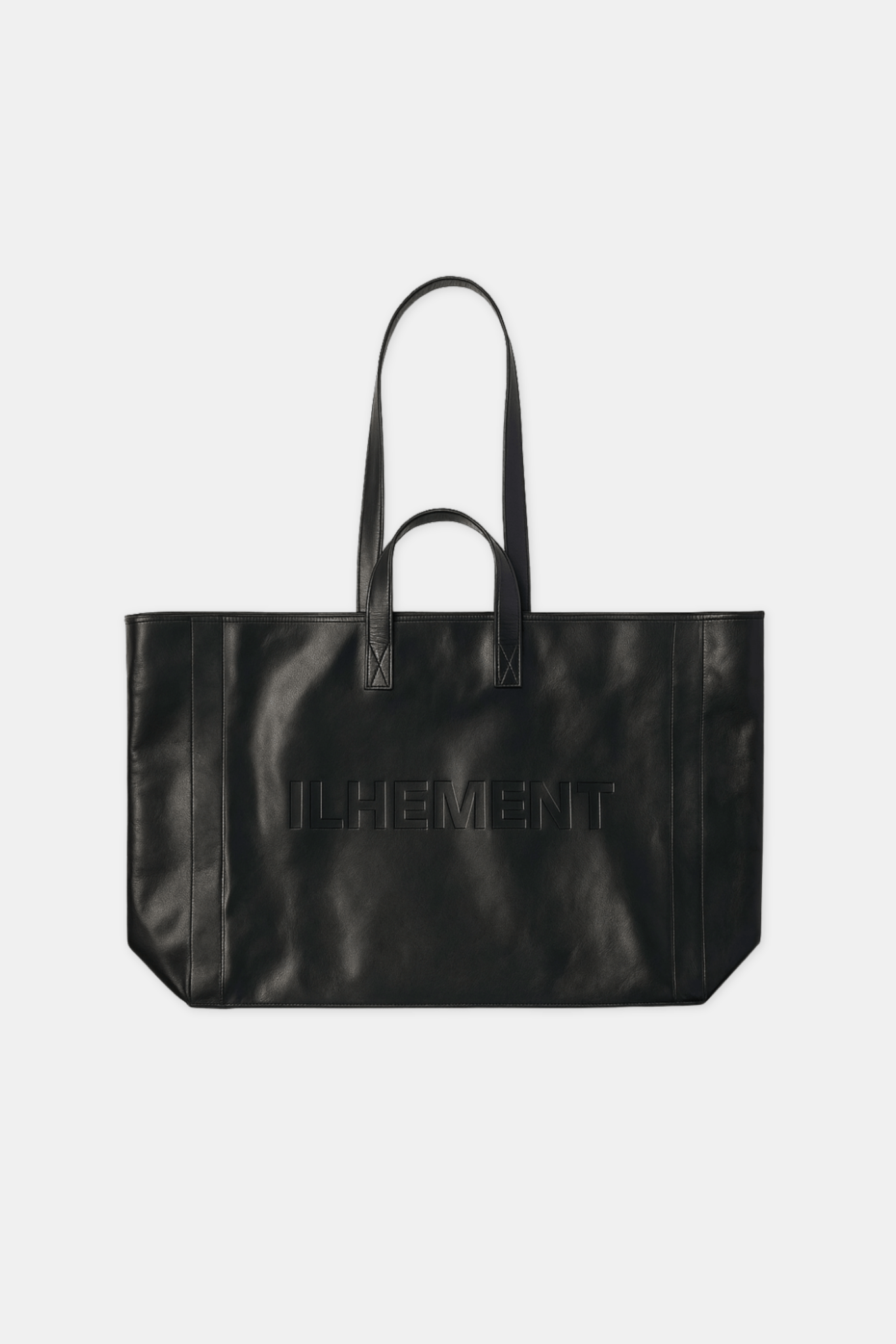 Weekender Heavy Leather duffel bag handcrafted in Italy from full-grain bull leather for two-night trips