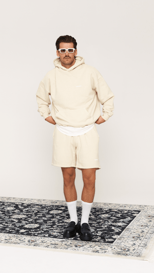 Hoodie in Ivory - ILHEMENT