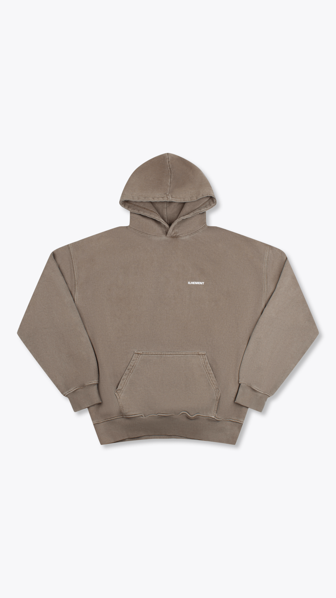 Hoodie in Taupe - ILHEMENT