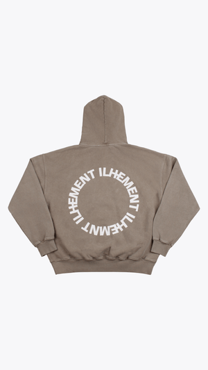 Hoodie in Taupe - ILHEMENT