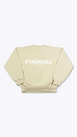 Sweatshirt in Ivory - ILHEMENT