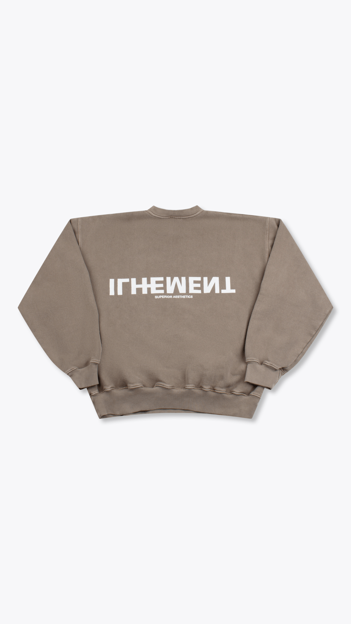 Sweatshirt in Taupe - ILHEMENT